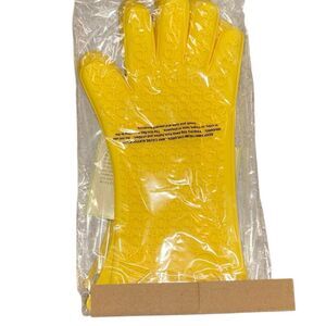 Pair of Yellow Silicone Gloves by MarkCharles Misilli NWT